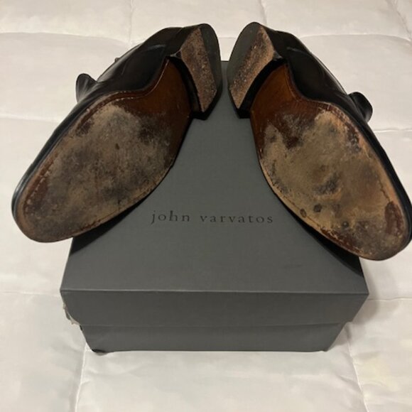 John Varvatos Men\'s Slip-On Loafers Black Size 10 main image 4